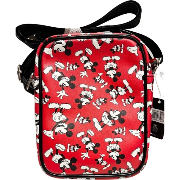 Disney Mickey Mouse Crossbody Bag and Zip Card Holder Keychain - Picture 3 of 5